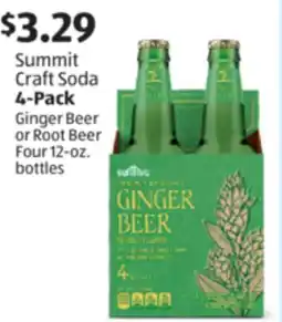 Aldi Summit Craft Soda 4-Pack Ginger Beer or Root Beer offer