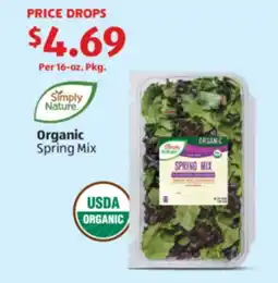 Aldi Organic Spring Mix offer