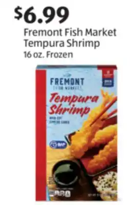 Aldi Fremont Fish Market Tempura Shrimp offer
