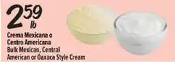 El Super Fresh Bulk Mexican, Central American or Oaxaca Style Cream offer