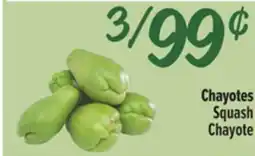 El Super Fresh Squash Chayotes offer