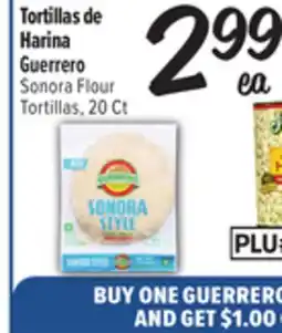 El Super Fresh Sonora Flour Tortillas offer
