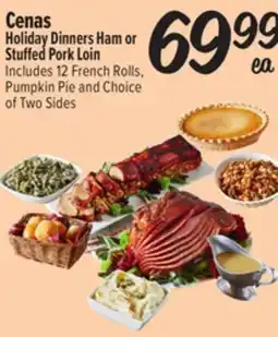 El Super Fresh Holiday Dinners Ham or Stuffed Pork Loin offer