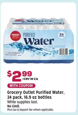 Grocery Outlet Grocery Outlet Purified Water offer