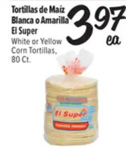 El Super Fresh El Super White or Yellow Corn Tortillas offer