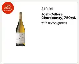 Walgreens Josh Cellars Chardonnay offer