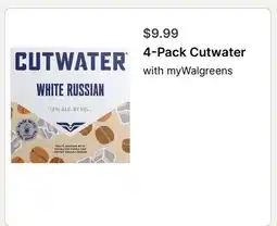Walgreens 4-Pack Cutwater offer