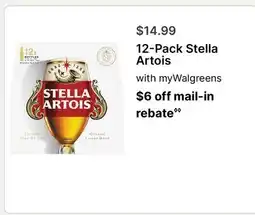 Walgreens 12-Pack Stella Artois offer