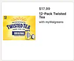 Walgreens 12-Pack Twisted Tea offer