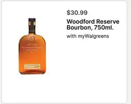 Walgreens Woodford Reserve Bourbon, 750ml offer