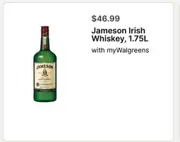 Walgreens Jameson Irish Whiskey, 1.75L offer