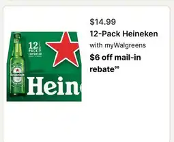 Walgreens 12-Pack Heineken offer