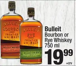 Super King Markets Bulleit Bourbon or Rye Whiskey offer