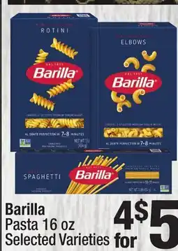 Super King Markets Barilla Pasta offer