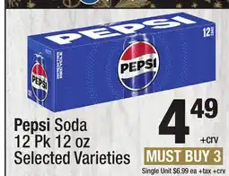 Super King Markets Pepsi Soda offer