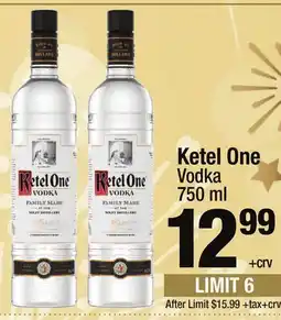 Super King Markets Ketel One Vodka offer