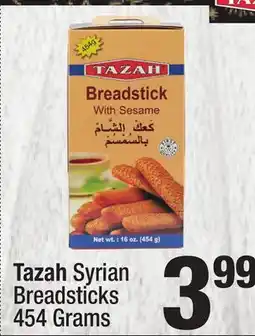 Super King Markets Tazah Syrian Breadsticks offer