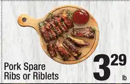 Super King Markets Pork Spare Ribs or Riblets offer