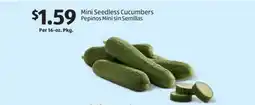Aldi Mini Seedless Cucumbers offer