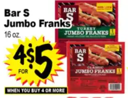 Superior Grocers Bar S Jumbo Franks offer