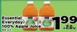 Superior Grocers Essential Everyday 100% Apple Juice offer