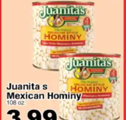 Superior Grocers Juanita's Mexican Hominy offer