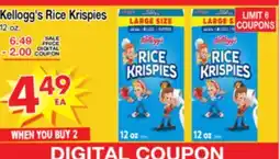 Superior Grocers Kellogg's Rice Krispies offer