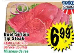 Superior Grocers Beef Sirloin Tip Steak offer