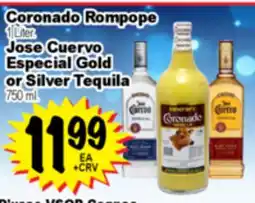 Superior Grocers Coronado Rompope 1 Liter. Jose Cuervo Especial Gold or Silver Tequila 750 ml offer