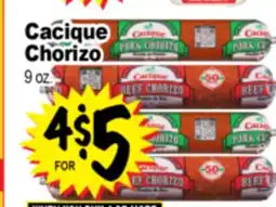 Superior Grocers Cacique Chorizo offer