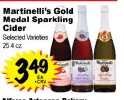 Superior Grocers Martinelli's Gold Medal Sparkling Cider offer
