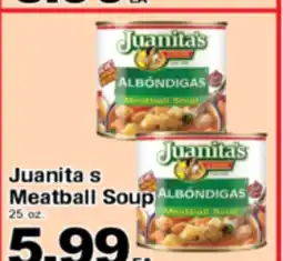 Superior Grocers Juanita's Meatball Soup offer