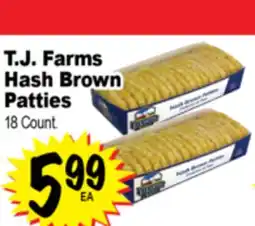Superior Grocers T. J. Farms Hash Brown Hash Patties offer