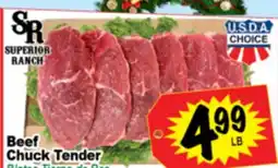 Superior Grocers Beef Chuck Tender offer