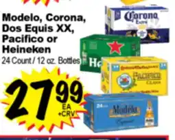 Superior Grocers Modelo, Corona, Dos Equis XX, Pacifico or Heineken offer