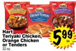 Superior Grocers Hart Teriyaki Chicken, Orange Chicken or Tenders offer