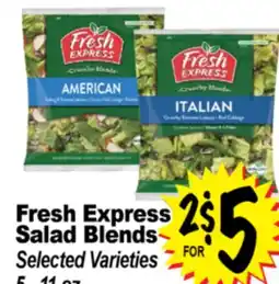 Superior Grocers Fresh Express Salad Blends offer