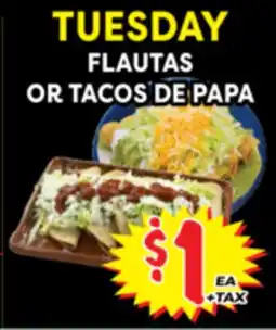 Superior Grocers FLAUTAS OR TACOS DE PAPA offer