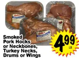 Superior Grocers Smoked Pork Hocks or Neckbones,Turkey Necks, Drums or Wings offer