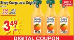 Superior Grocers Simply Orange Juice Original offer