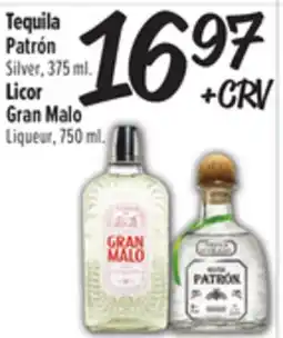 El Super Patrón Silver, 375ml. Tequila, Gran Malo Liqueur, 750ml offer