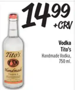 El Super Tito's Handmade Vodka offer