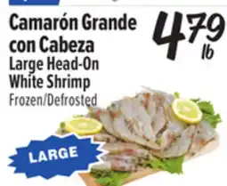El Super Large Head-On White Shrimp offer