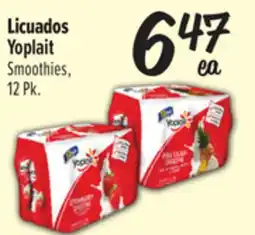 El Super Yoplait Smoothies offer