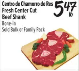 El Super Fresh Center Cut Beef Shank offer