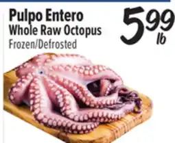 El Super Whole Raw Octopus offer