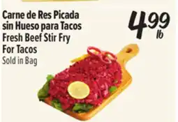 El Super Fresh Beef Stir Fry For Tacos offer