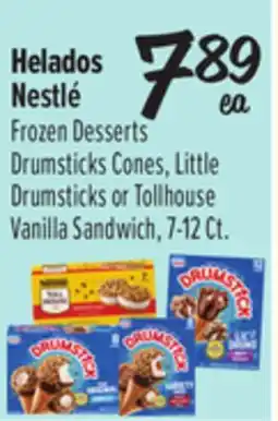 El Super Frozen Desserts Drumsticks Cones, Little Drumsticks or Tollhouse Vanilla Sandwich offer