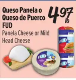 El Super FUD Panela Cheese or Mild Head Cheese offer