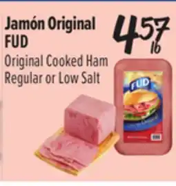 El Super FUD Original Cooked Ham Regular or Low Salt offer